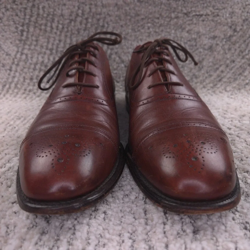 Church's Shoes Men Size 10.5US 9.5UK Custom Grade Cap Toe Oxford Made In England